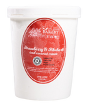 Strawberry & Rhubarb Iced Coconut Cream - 1L