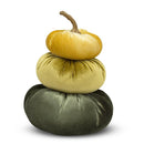 Velvet Pumpkins Stack - Olive