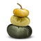 Velvet Pumpkins Stack - Olive