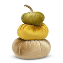 Velvet Pumpkins Stack - Gold