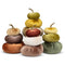 Velvet Pumpkins Stack - Gold