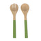 Bamboo Salad Servers - Green