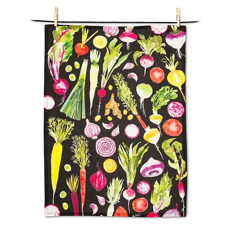 Bright Veggies Kitchen Towel