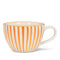 Cabana Stripe Wide Mug - Orange