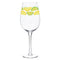 Citrus Slice Wine Glass