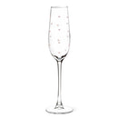 Flute Glass with Hearts