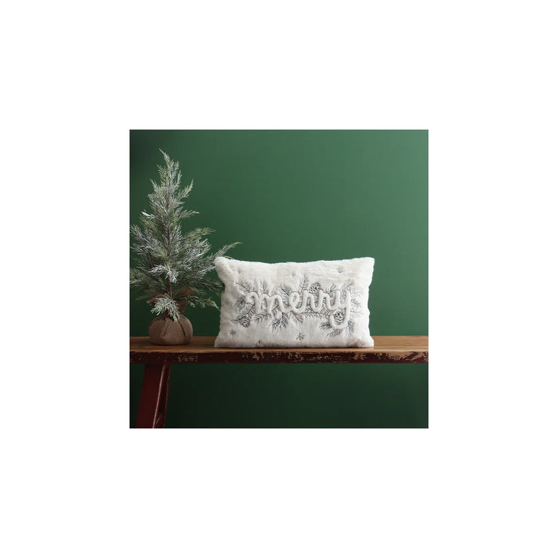 Frosted Merry Cushion Cover