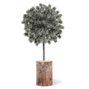Large Glitter Pine Topiary