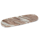 Large Oblong Tray - Brown Marble