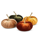 Large Velvet Pumpkin - Gold