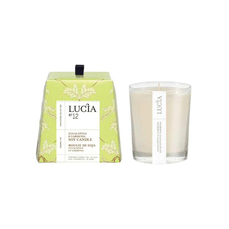 N°12 Eucalyptus & Gardenia Soy Candle
