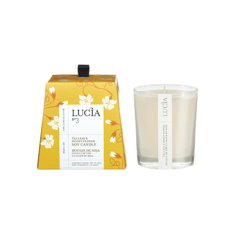 N°3 Tea Leaf & Honey Flower Soy Candle
