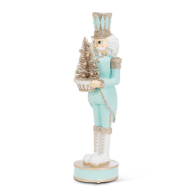 Nutcracker with LED Tree - Blue