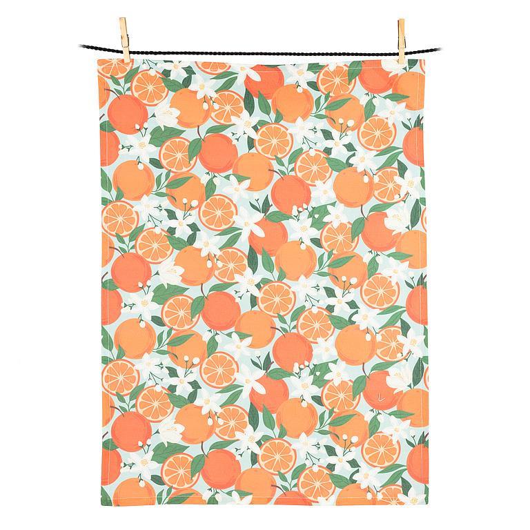 Oranges & Blossoms Kitchen Towel