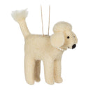 Poodles with Pearls Ornament - Ivory