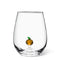 Pumpkin Stemless Wine Glass