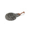 Round Spoon Rest/Dish with Loop  - Black Marble