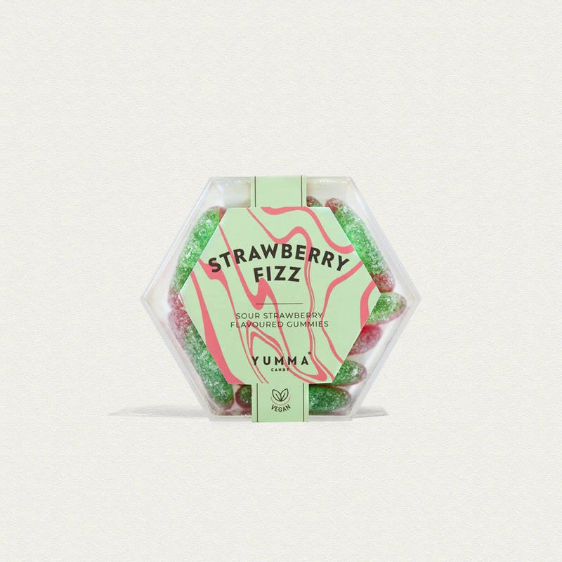 Strawberry Fizz Gummies Hexagon - 98 g