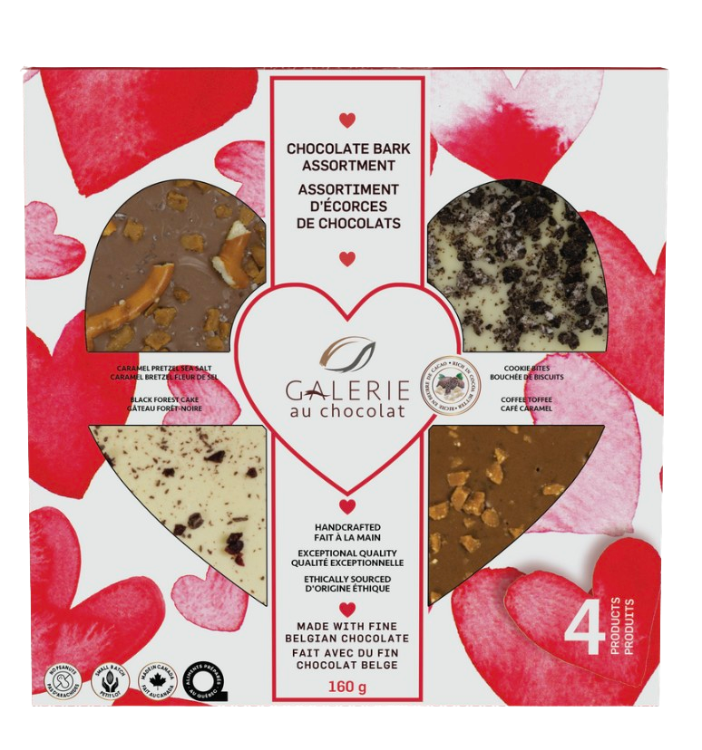 Galerie au Chocolat - Heart Chocolate Barks