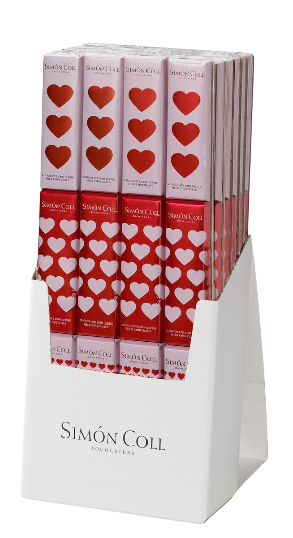 Simon Coll - Trio Milk Chocolate Heart Bars