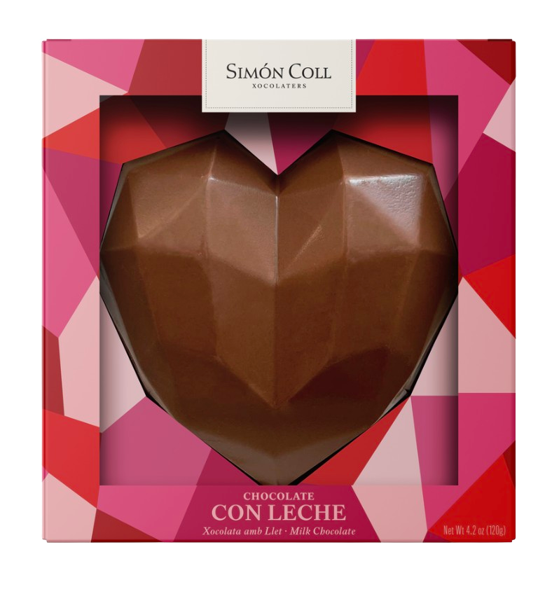 Simon Coll - 3D Milk Chocolate Heart