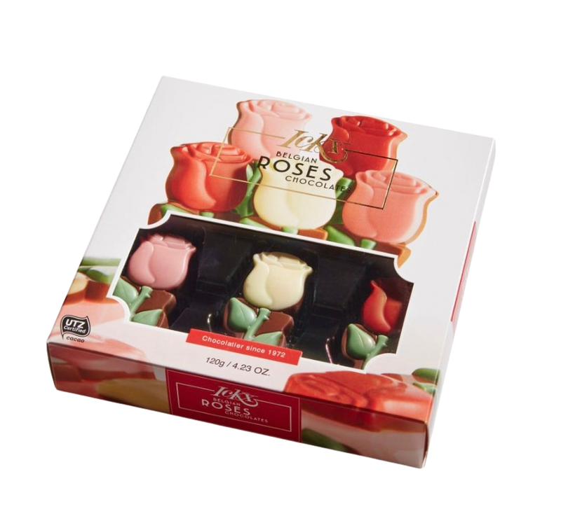 Ickx - Belgian Chocolate Rose Gift Box