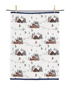 Ski Slopes Kitchen Towel