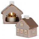 Small House With Windows Tealight Candle Holder