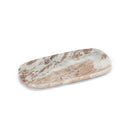 Small Oblong Tray - Brown Marble