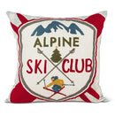 Square Alpine Ski Club Pillow