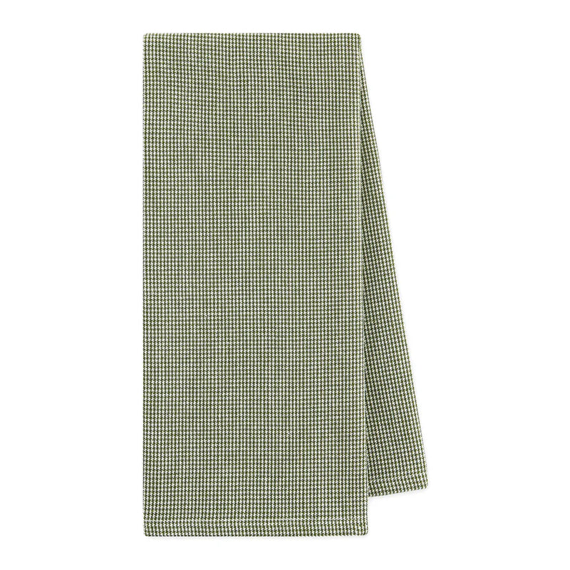 Under The Mistletoe Assorted Dishtowels - Green Check