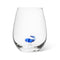 Whale Icon Stemless Wine Glass