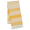 Yellow Stripe Fouta Towel/Throw