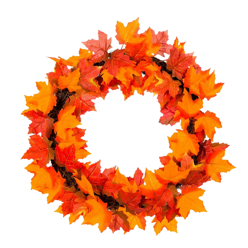Fall Maple Leaf Wreath