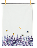 Lavender and Bees Tea Towel