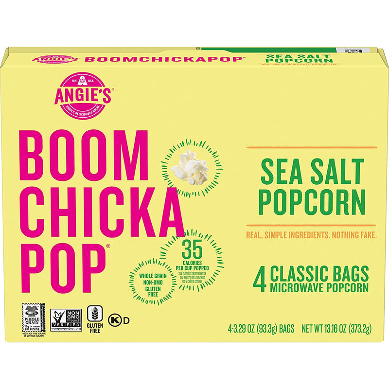 Microwave Sea Salt Popcorn - 372g