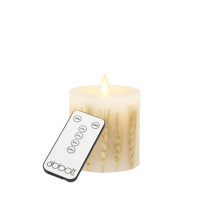 Small Wheat Candle