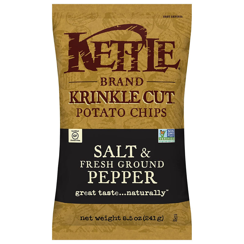 Salt & Pepper Krinkle Potato Chips - 220g