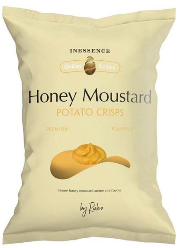 Honey Mustard Potato Crisps - 125g
