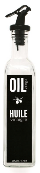 Glass Oil/Vinegar Bottle