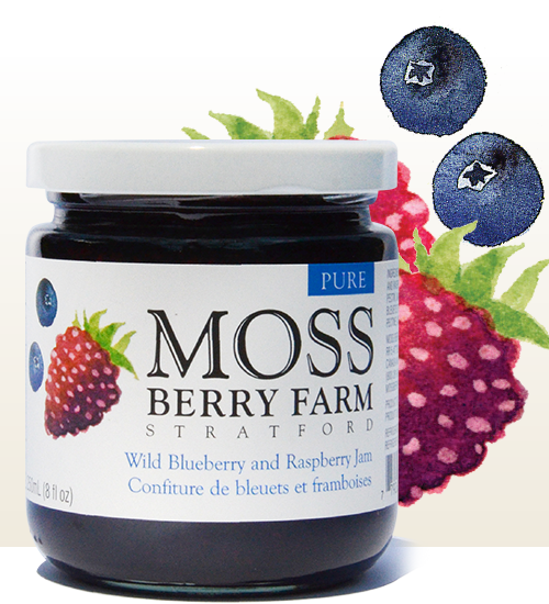 Wild Blueberry and Raspberry Jam - 250ml